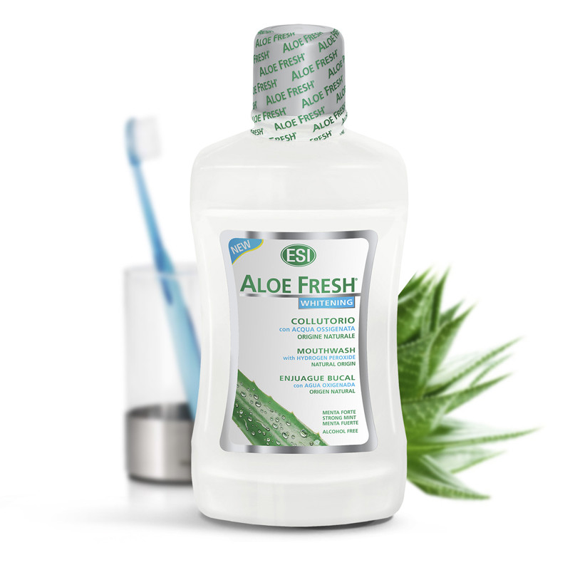 ALOE FRESH® FEHÉRMOSOLY SZÁJVÍZ. Fehér fogak