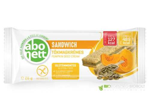 Abonett sandwich tökmagkrémes 26 g