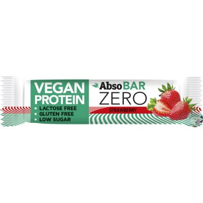 Absorice absobar zero vegan proteinszelet strawberry 40 g