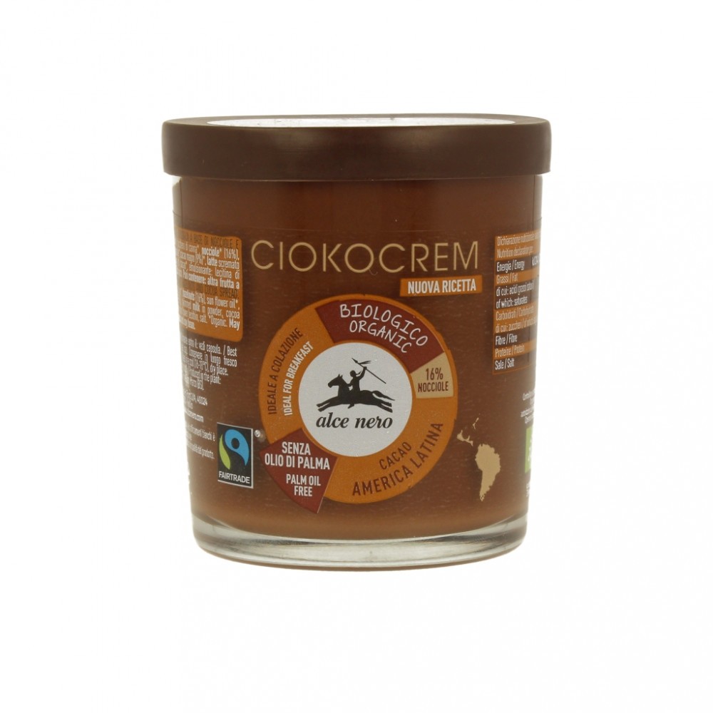 Alce Nero bio mogyoró-csokikrém 180 g