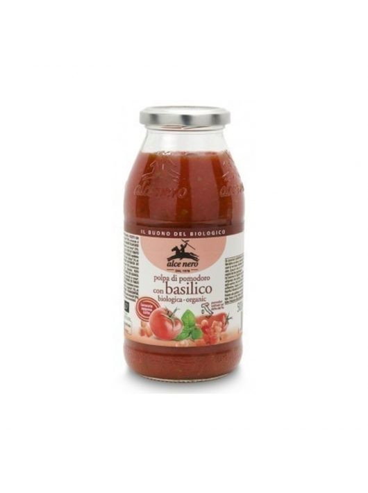 Alce Nero bio paradicsompüré bazsalikomos 500 g