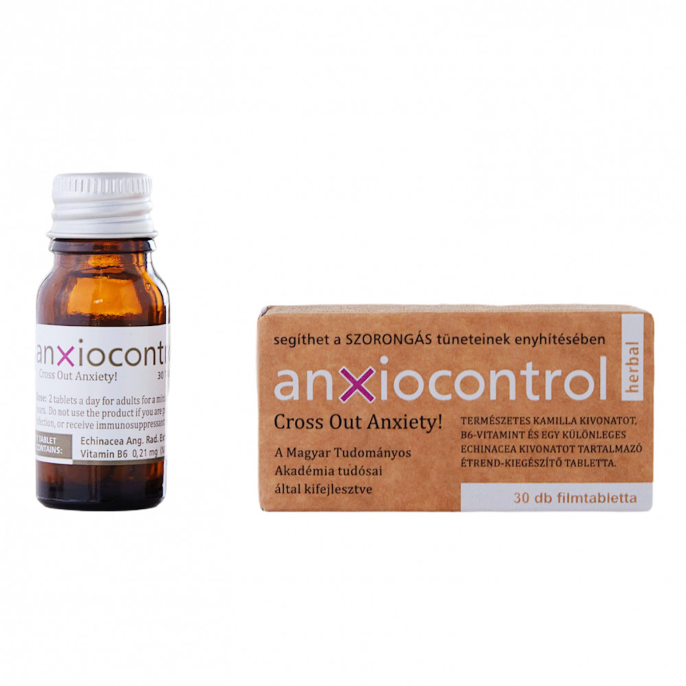 Anxiocontrol herbal tabletta 30 db