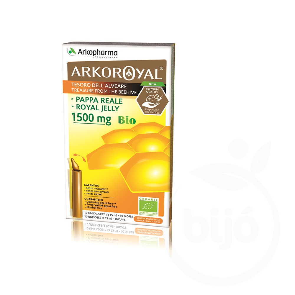 Arkoroyal bio méhpempő 1500mg étrend-kiegészítő ampulla 10 db