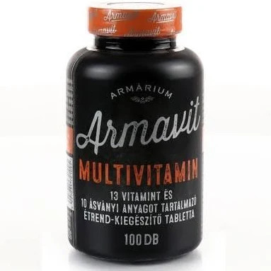 Armárium armavit multivitamin 13 vitamin és 10 ásványi anyagot tartalmazó étrend-kiegészítő tabletta 100 db