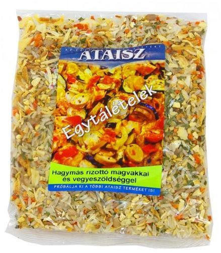 Ataisz hagymás rizottó magvakkal és zöldségekkel 200 g