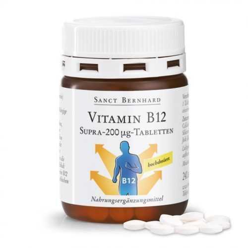 B12-vitamin Supra S.Bernhard 240 db tabletta ÚJ!