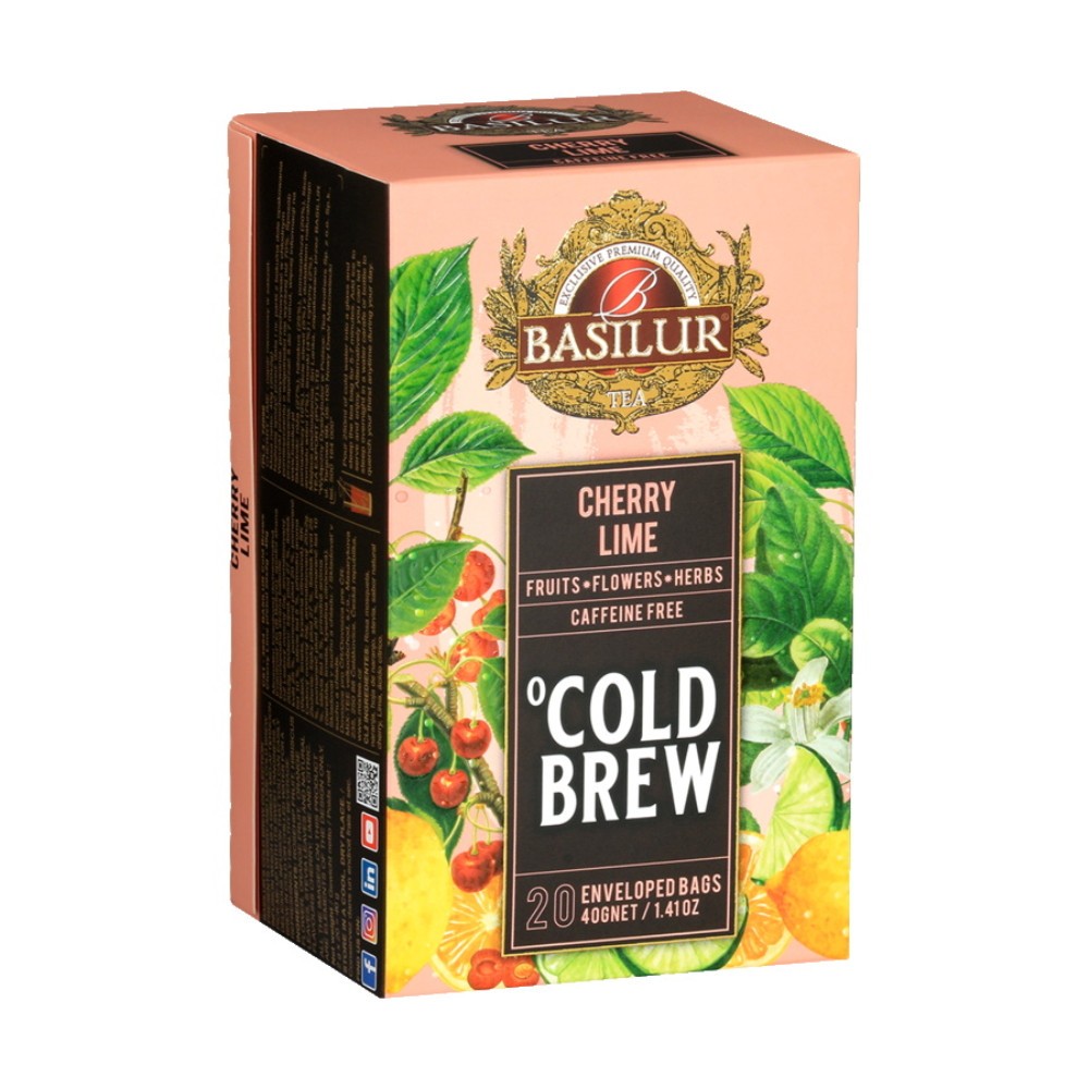 BASILUR COLD BREW CSERESZNYE-LIME TEA