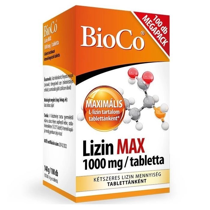 BIOCO LIZIN MAX 1000MG MEGAPACK 100DB