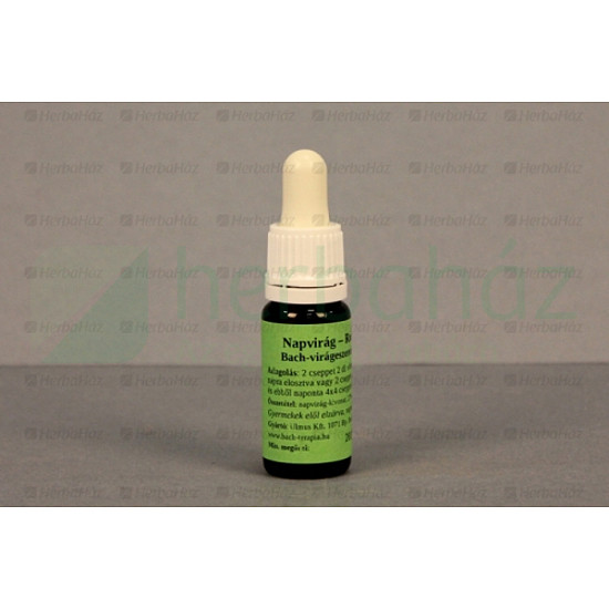 Bach virágeszencia napvirág 10 ml