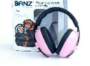 Banz Bubzee Baby Earmuffs Petal Pink fülvédő