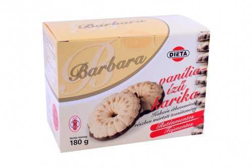 Barbara gluténmentes vaníliás karika 180 g