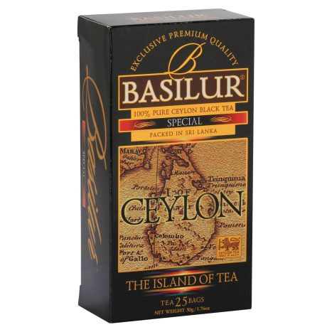 Basilur the island of tea special fekete tea 25 filter 50 g