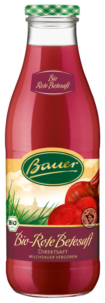 Bauer bio céklalé 100% 980 ml