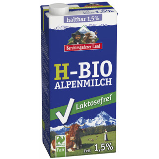Berch. Bio Laktózmentes Tej 1.5% 1000 ml