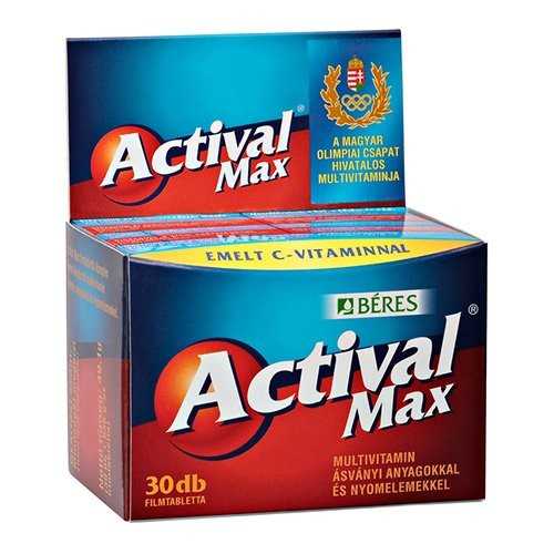 Béres actival max multivitamin filmtabletta 30 db