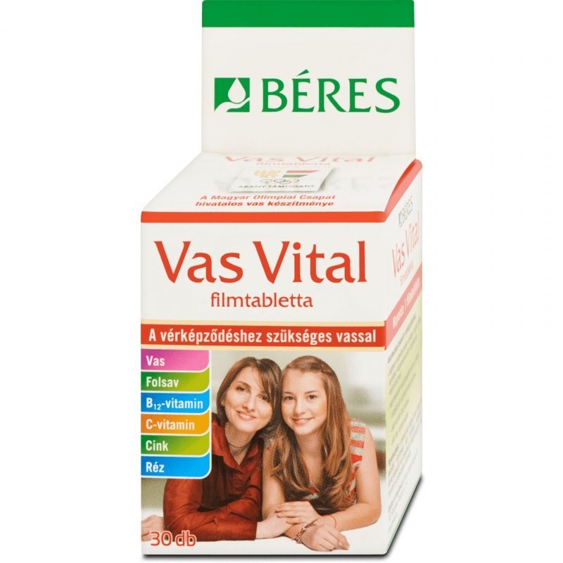 Béres vas vital filmtabletta 30 db