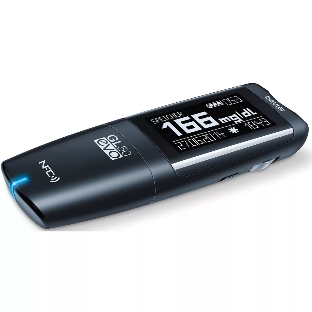 Beurer GL 50 evo NFC adapter vércukorszintmérő