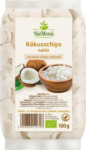 Bio menü bio kókuszchips natúr 100 g