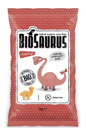 BioSaurus Bio Kukorica Snack - ketchup 50 g Új termék