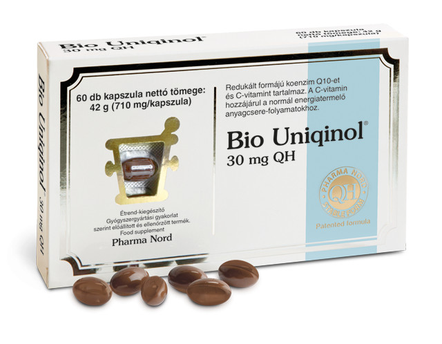 Bioaktive Q10 Uniqinol Kapszula 60 db