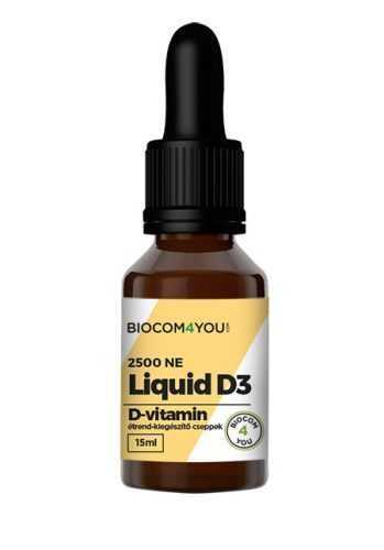 Biocom Liquid D3 D-vitamin csepp 2500NE 15 ml