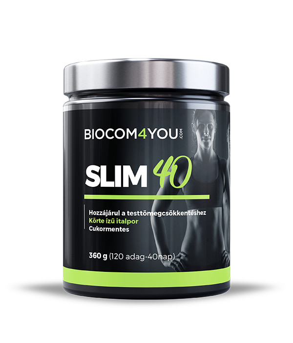 Biocom Slim 40 Körte ízű italpor