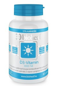 Bioheal d3-vitamin 3000 ne 70 db