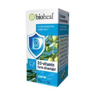 Bioheal d3-vitamin forte olívaolajjal 70 db