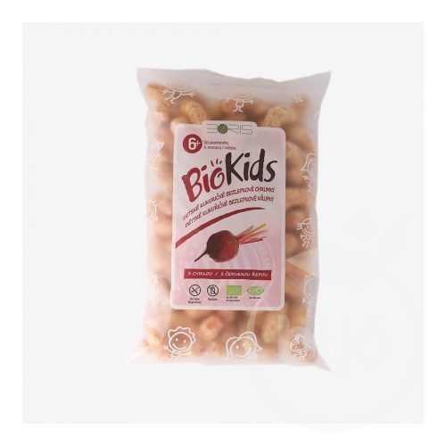 Biokids bio extrudált kukorica snack céklás 55 g
