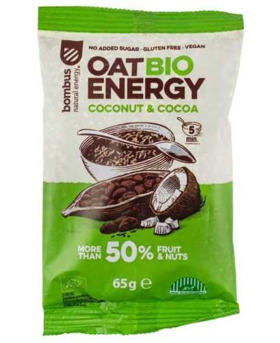 Bombus bio oat energy zabkása kókusz és kakaó 65 g