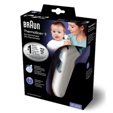 Braun IRT 6020 ThermoScan 5 infravörös fülhőmérő