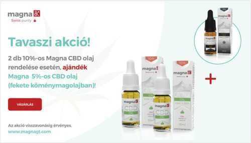 CBD MAGNA 2 db 10% olaj+5% fekete köménymagolajban