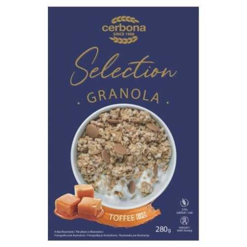 CERBONA SELECTION GRANOLA TOFFEE 280G