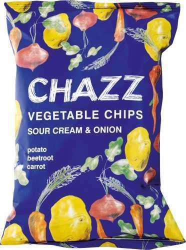 CHAZZ ZÖLDSÉGCHIPS HAGYMÁS TEJFÖLÖS 75 G