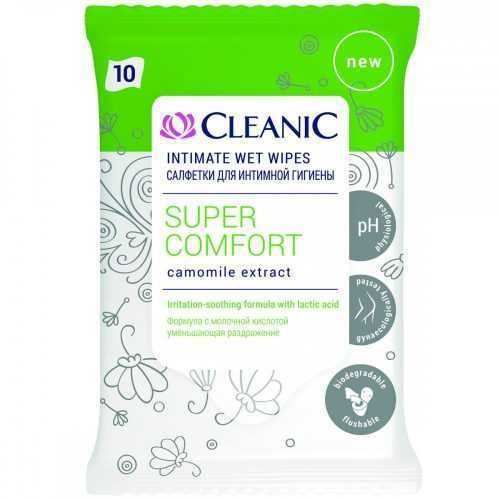 CLEANIC SUPER COMFORT INTIM TÖRLŐKENDŐ