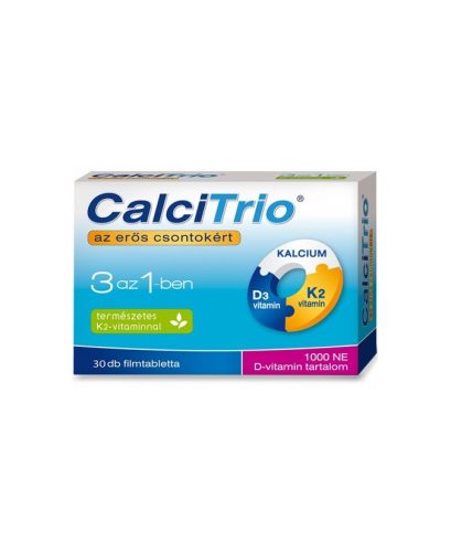 Calcitrio kalcium+k2+d3-vitamin filmtabletta 30 db