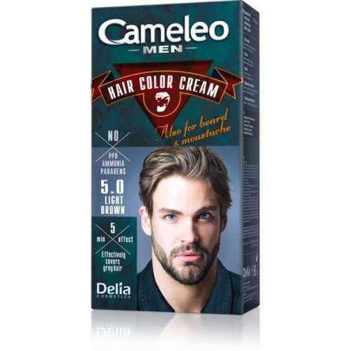 Cameleo férfi haj bajusz szakáll színező krém 5.0 világosbar 60 ml