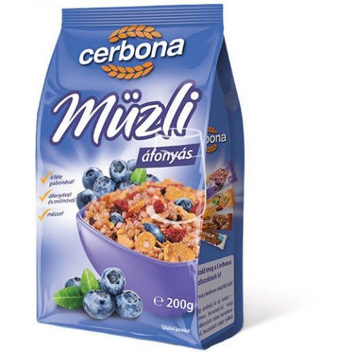 Cerbona müzli áfonya-málna 200 g