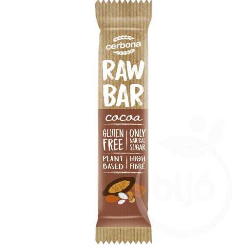 Cerbona raw bar kakaós szelet 30 g