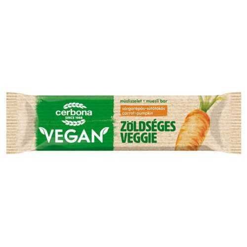 Cerbona vegán szelet sárgarépa-sütőtök 25 g