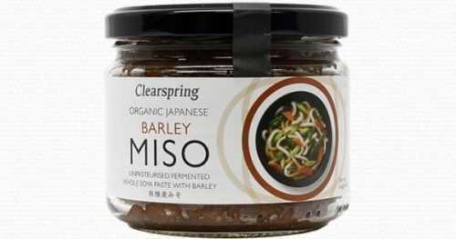 Clearspring bio miso árpából üveges 300 g