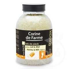 Corine De farm fürdősó relax tej-méz illattal 1300 g