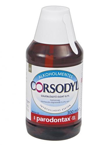 Corsodyl szájvíz alkoholmentes 300 ml