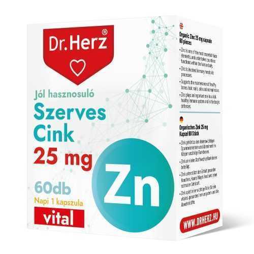 DR Herz Szerves Cink 25 mg 60 db kapszula