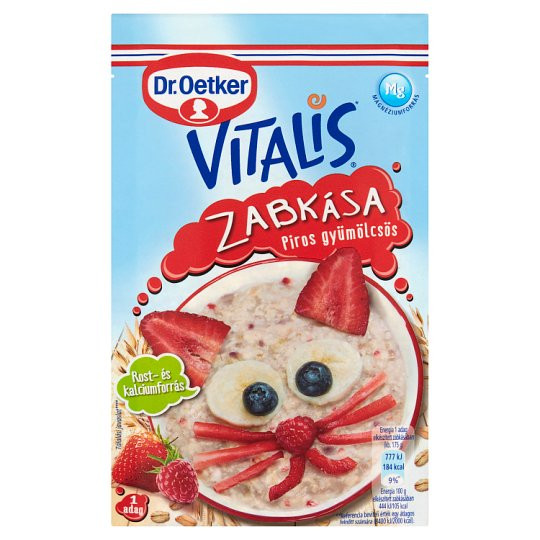 DR.OETKER VITÁLIS ZABKÁSA SÁRGAGYÜMÖLCS