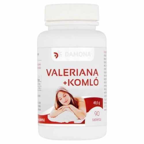 Damona Valeriana + Komló tabletta (90x)