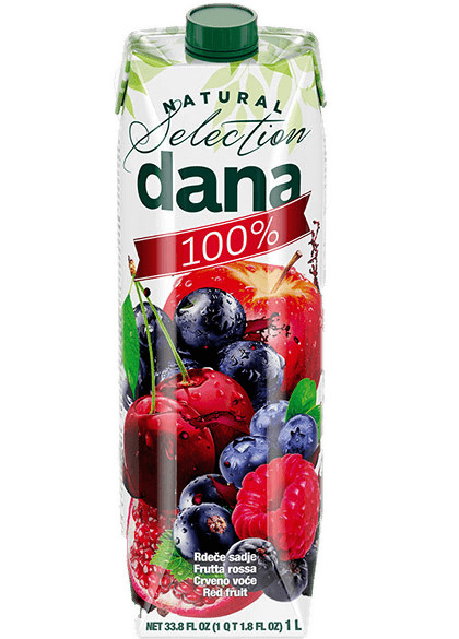 Dana 100% pirosgyümölcs ital 1000 ml