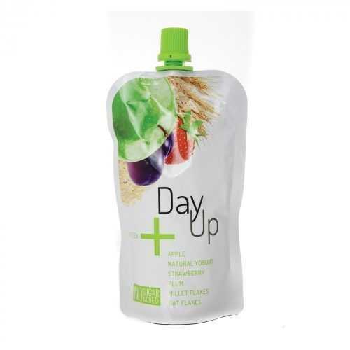 Day Up green alma püré joghurt-eper-szilva-cereália 120 g