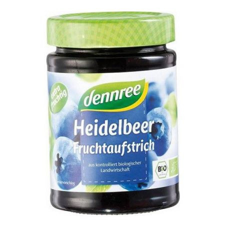 Dennree bio lekvár áfonyából 55% gyümölcstartalommal 340 g