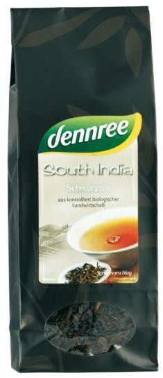 Dennree bio tea south india fekete 100 g